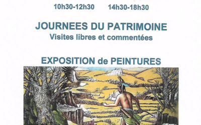 Reine Mazoyer expose à Monbos pour les journées du patrimoine 2018