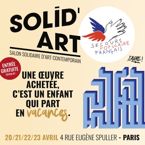 Reine Mazoyer était à Solid’Art Paris 2023