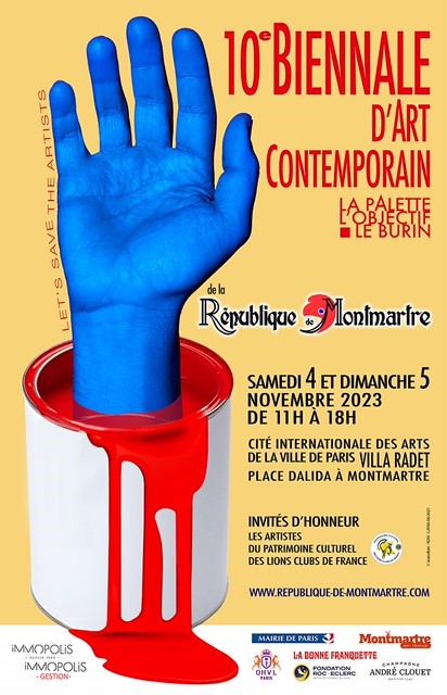 La 10ème Biennale d’Art Contemporain de la République de Montmartre