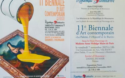 Reine Mazoyer expose à la Biennale d’Art contemporain de Montmartre 2025