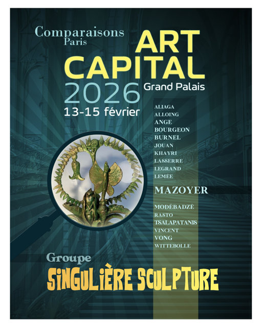 Reine Mazoyer expose au Salon Art Capitale – « Comparaisons Paris 2026 », au Grand Palais